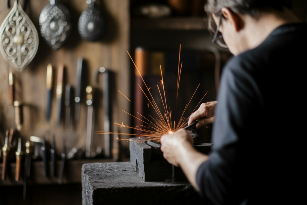 artisan-forge-etincelles-mains