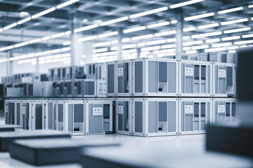 installation-industrielle-moderne-modules-empiles