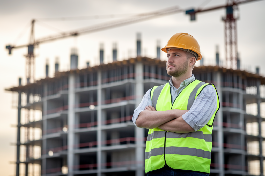 ouvrier-chantier-gilet-jaune-casque