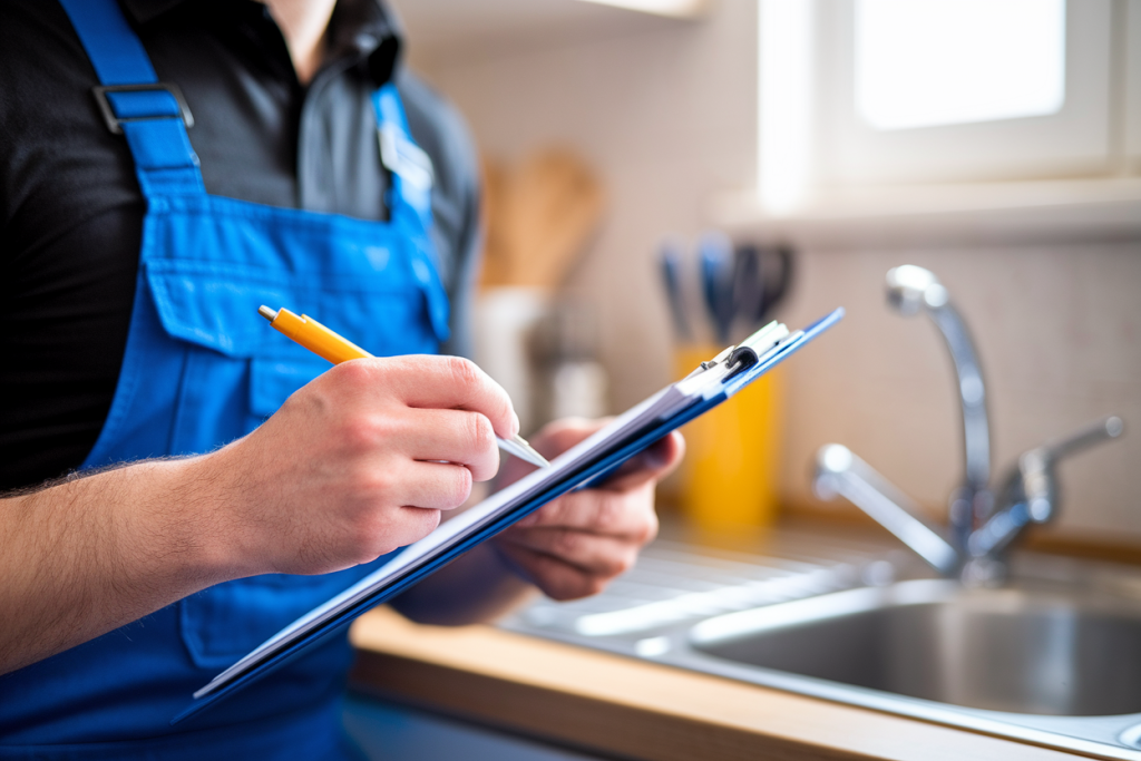 plombier-uniforme-bleu-pressepapiers-evier