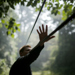 personne-cable-foret-verte