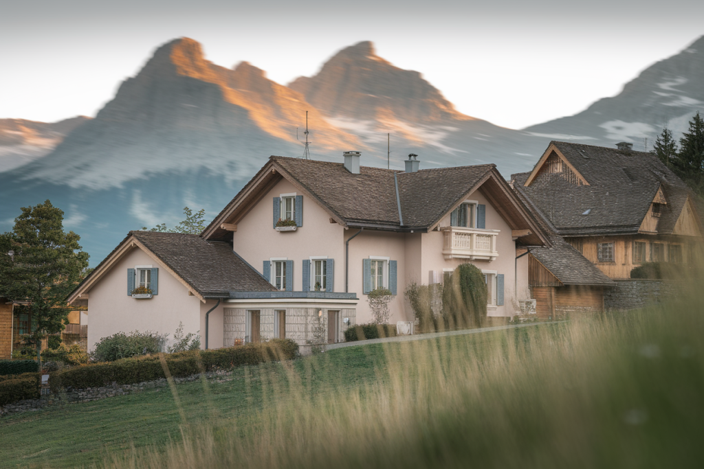 village-suisse-maison-extension-alpes