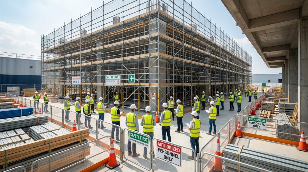 Sécurisation des chantiers de construction : équipements, obligations et bonnes pratiques