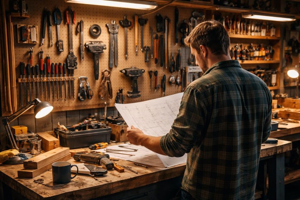 atelier-bricolage-outils-personne-travail