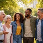 groupe-personnes-parc-arbres-batiments