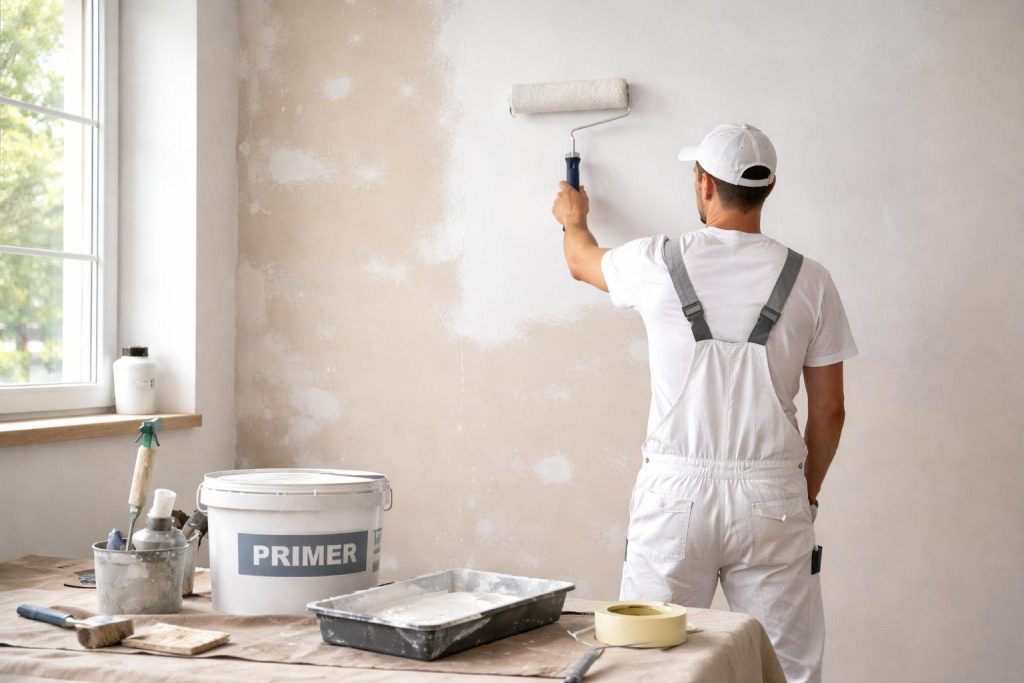 peintre-appliquant-primaire-mur-intérieur